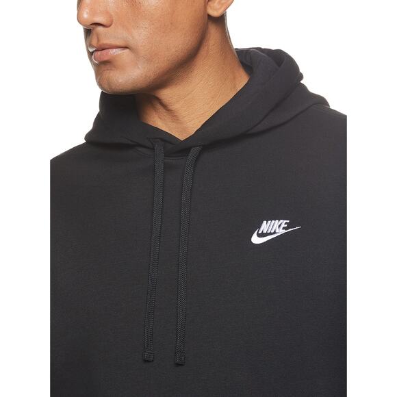 NWT NIKE Pull Over Hoodie, Black/Black/White, Large-T Men - Picture 5 of 5